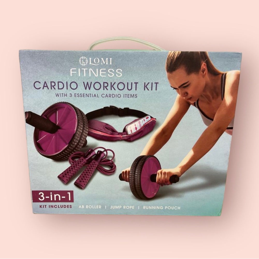 LOMI
Cardio Workout Kit with Essential Cardio Items set, 3 Piece